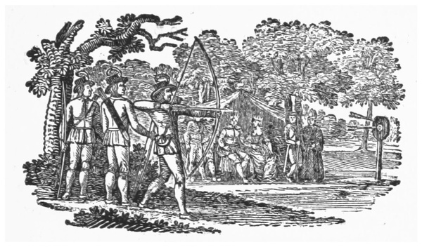 Robin Hood na rycinie z XVIII wieku