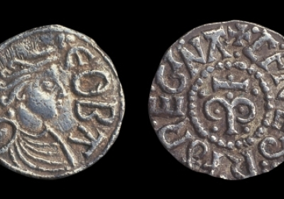 moneta z wizerunkim Cynethryth