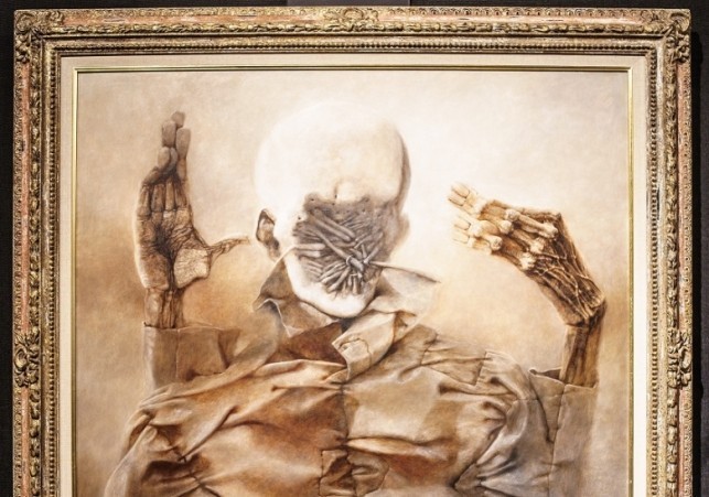 aukcja obrazu beksinskiego